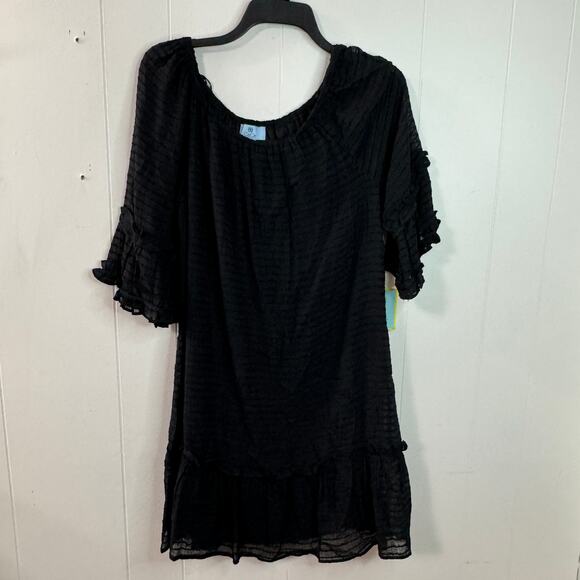 CeCe Womens Mini Dress Size Medium Black Witchy Coquette Whimsigoth New - Picture 1 of 10